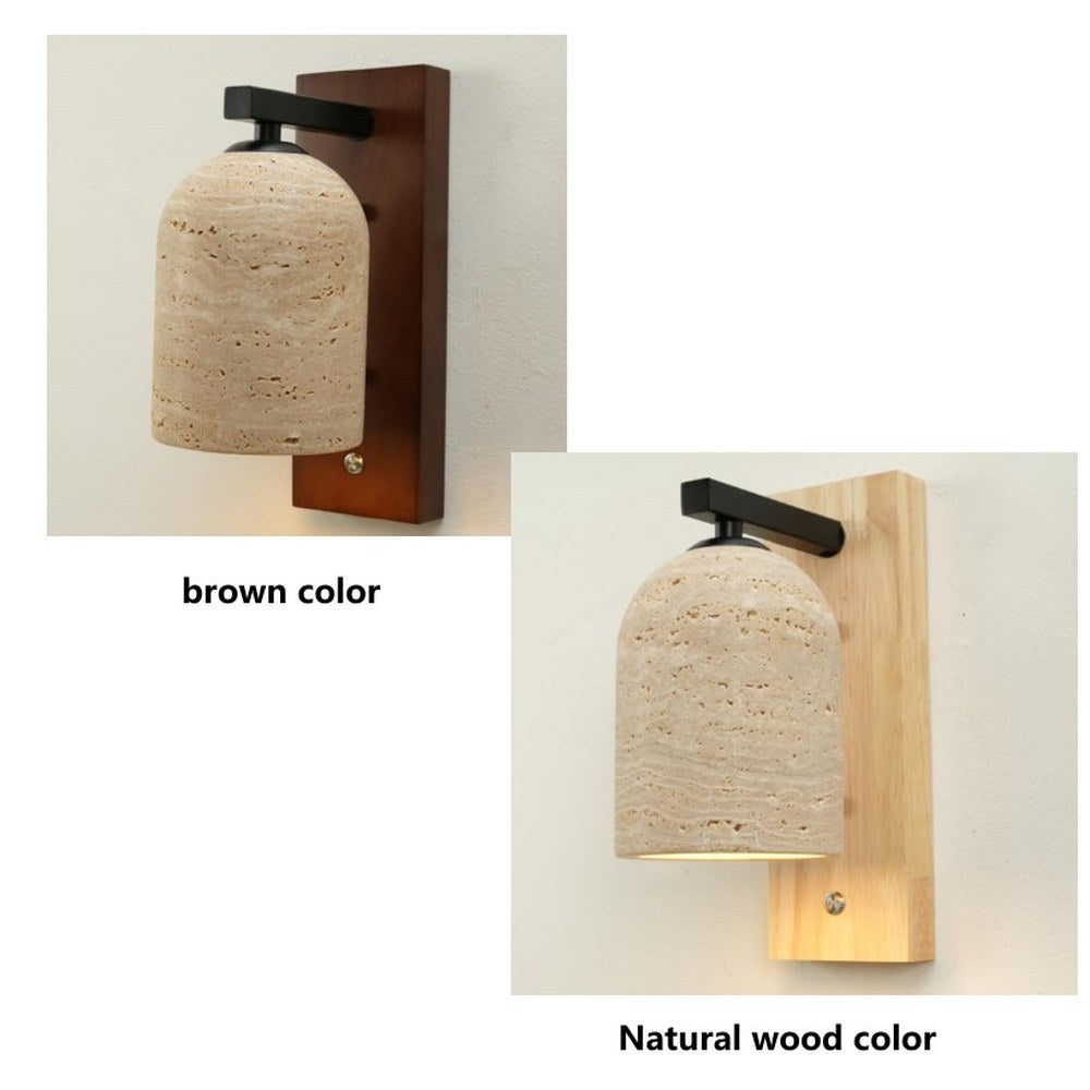 Travertine Wall Light BD038 — supplier product photograph