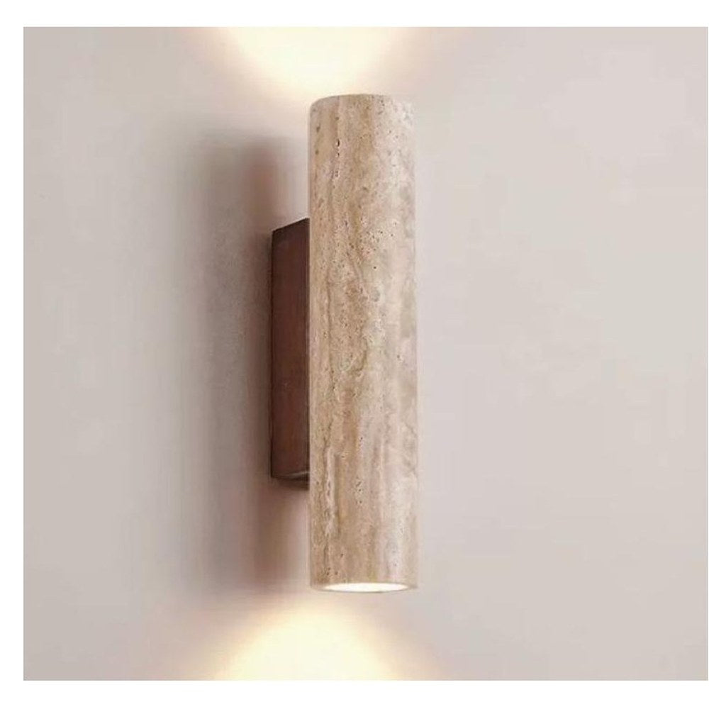 Travertine Wall Light BD044 — supplier product photograph