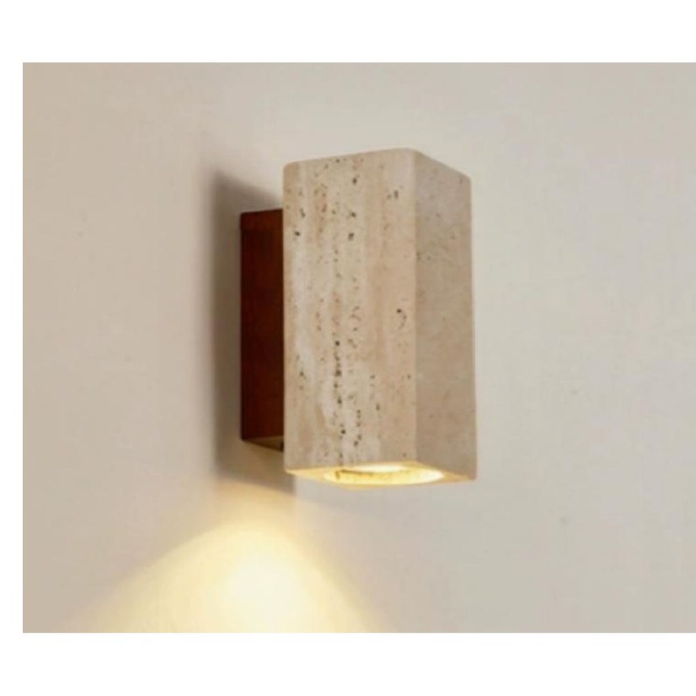 Travertine Wall Light BD045 — supplier product photograph